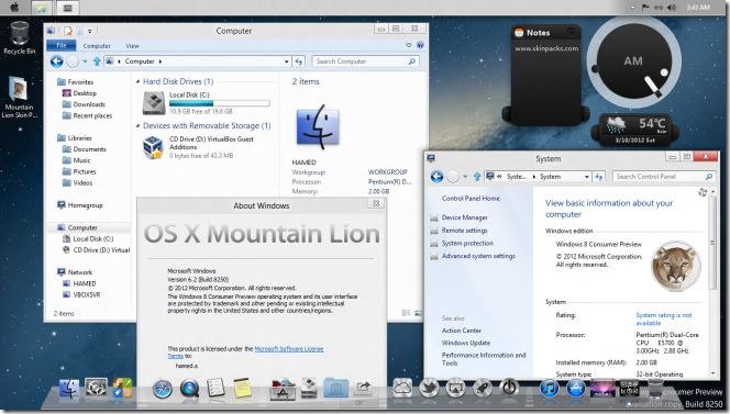 Download Mac Os X 10.8 Mountain Lion For Windows 7